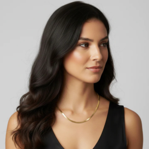 Gold Snake Necklace Chain for Women & Girls | Elegant Gold Plated Snake Chain