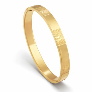 Om Carving Premium Bracelet For Men – Spiritual Stainless Steel Om Bracelet