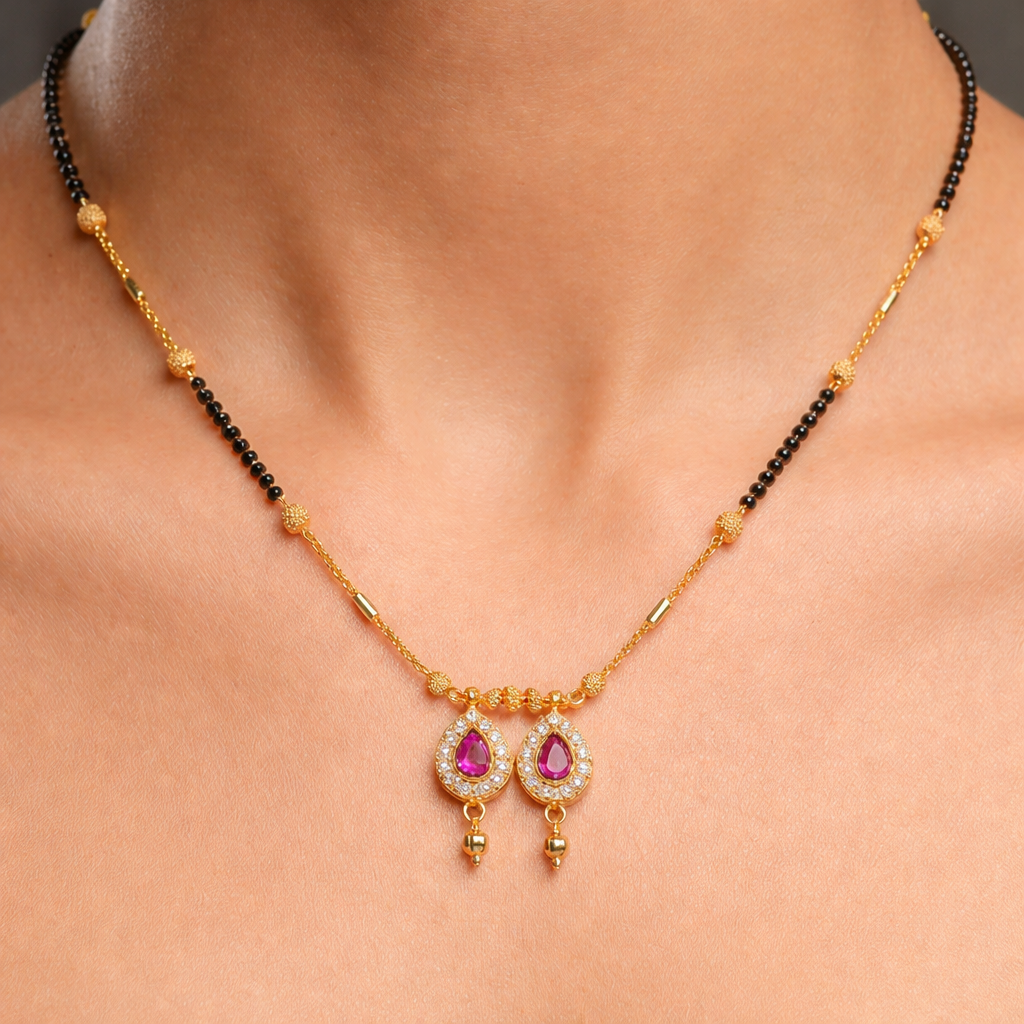 Gold-Plated Mangalsutra Necklace for Women Gold-Plated Mangalsutra Necklace for Women