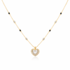 Heart Pendant Mangalsutra Necklace