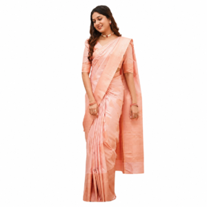 Pink Soft Silk Saree for Women