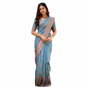 Navy Blue Soft Silk Saree