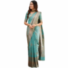 Sky Blue Soft Silk Saree for Women