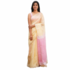 Cream Soft Organza Saree