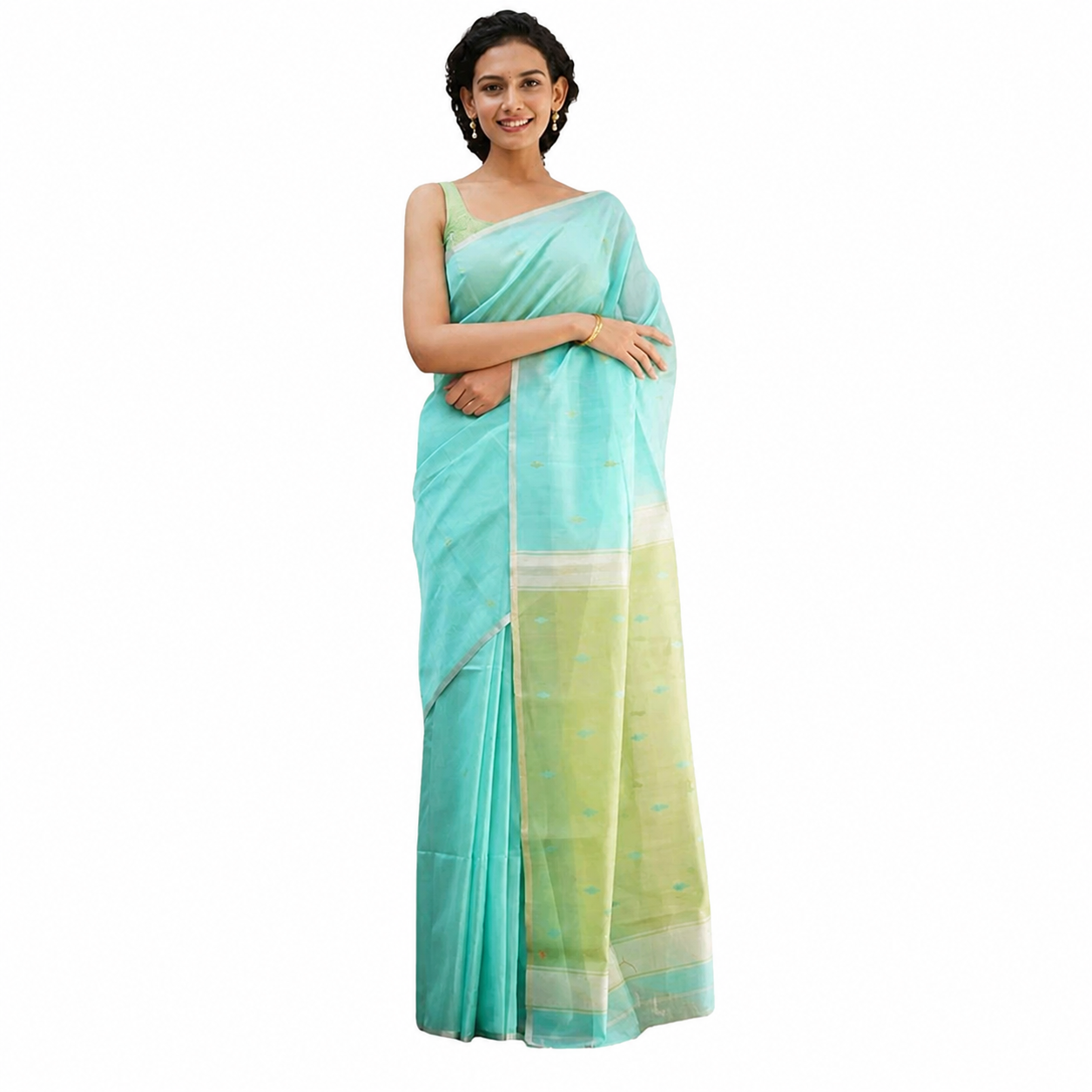 Sky Blue Soft Organza Saree Sky Blue Soft Organza Saree