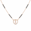Rose Gold Mangalsutra Necklace